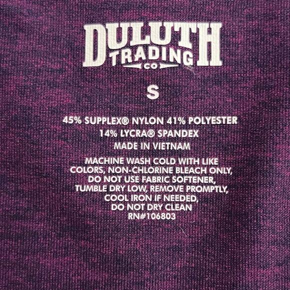 Duluth Trading Co. Women’s Athletic Casual Plum/Navy Dress Size Small - Picture 8 of 9